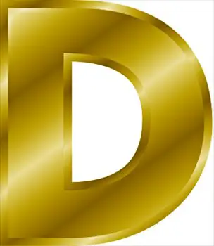 gold-letter-D