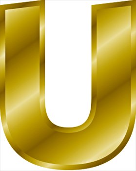 gold-letter-U