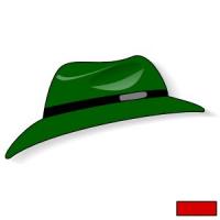 green-fedora