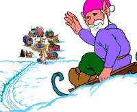 elf-sledding