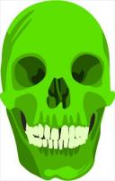 green-skull