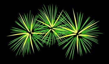 fireworks-triple-green