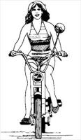 bicycle-woman