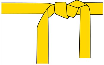 karate-belt-yellow