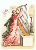 David-Praising-God-on-Harp