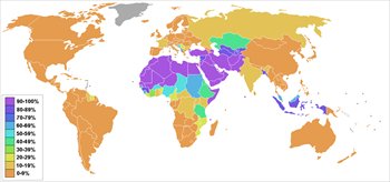 Islam-percentage-by-country