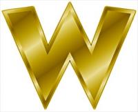 gold-letter-w-