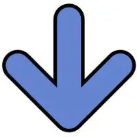 arrow-blue-rounded-down