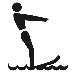 water-skiing