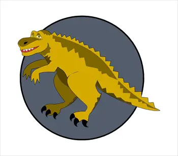 BigRedSmileACartoonDinosaur